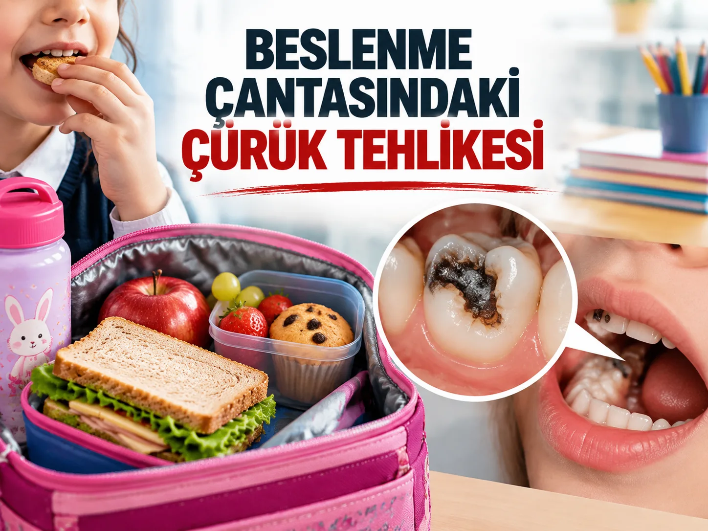 Beslenme çantasında çürük yapan besinler